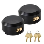 2 Pack Trailer Door Locks Keyed Alike Heavy Duty Hockey Puck Reinforced.... Fixed Price $49.14.