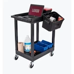 Luxor 24 X 18 Plastic Utility Tub Cart W/ Bins. Fixed Price $165.17.
