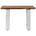 Coffee Table With Live Edges Home Living Room Square Solid Wood Acacia Vidaxl. Fixed Price $117.99.