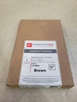 Box Of 50 Simplicity Tool 9" Aluminum Junction Flashing - Brown. Fixed Price $40.00.