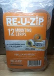 Re-u-zip Mounting Strips 1 Pack Of 12 New Open Box.. Fixed Price $36.99.