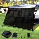 Rv Awning Shade Screen With Zipper 9'x17'3", Fabric Replacement Com.... Fixed Price $122.27.