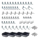 Triton Products 76964 64 Pc. Steel Pegboard Hook & Bin Assortment For 1/8 In.. Fixed Price $55.59.