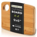 Daniks Bamboo Cutting Board 9 X 6 In (small), Extra Thick Heavy Duty. Fixed Price $18.42.
