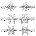 Nvenf 6pcs Christmas Hair Clips For Women Holiday Rhinestone Snowflake C.... Fixed Price $9.39.