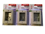 Legrand Wiremold B3 & B2 On-wall Wiring Metal Boxes Ivory Paintable Lot Of 3. Fixed Price $24.99.
