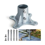 8 Pack Post 2 1/2" (actual: 3/8" Od) Chain Link Fence Floor Flange, Su.... Fixed Price $293.63.
