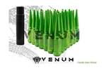 24 Pc Powder Coated Candy Lime Green Spike Lug Nuts M14x1.5 4.5 Inch Tall.... Fixed Price $137.09.