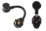 Onetak Nema 14-30p To 10-30r Etl Listed 120v/240v 30 Amp 10 Awg 4 Prong Male .... Fixed Price $26.25.