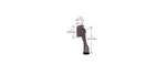 Crl Bronze 4" L Heavy-duty Door-mounted Kick-down Holder Stopper Hardware. Fixed Price $12.26.