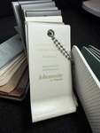 Tarkett Johnsonite Traditional Rubber Wall Base Colormatch Sample Wheel On Chain. Fixed Price $30.00.