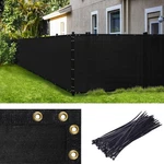 Amgo Black 5' X 50' Fence Privacy Screen, Commercial Standard Heavy Duty Wind.... Fixed Price $70.36.