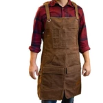 16oz Heavy Duty Waxed Canvas Work Apron - Rugged & Water-resistant, For All T.... Fixed Price $65.02.