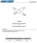 Harger Xo4/04/0i Cable Crosslay Overlay Grounding Mold, Exothermic Cadweld. Fixed Price $199.99.
