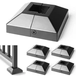 Wocepu 1.5x1.5 Aluminum Deck Post Base Cover For Railings Stairs Patios Porches. Fixed Price $72.76.