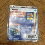Frost King 6' Electric Water Pipe Heat Cable Hc06 Built In Power Indicator Light. Fixed Price $19.50.