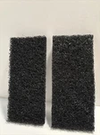 2 Pcs 3m Commercial 4.5 X 10 High Productivity Stripping Black Pad. Fixed Price $14.96.