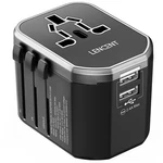Lencent International Universal Travel Adapter Us Uk Eu Au Converter Plug 2 Usb. Fixed Price $12.79.