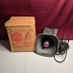 Atlas Sound Paging Speaker Grey Ap-15t 15w 8 Ohm Horn With Box. Fixed Price $40.00.