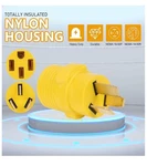 Nema 10-50p To 14-50r Adapter, Hdws 50amp 3 Prong Male Plug 4 Female.. Fixed Price $21.50.