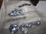 Dynaflo 1/4"- 65 Steel Yellow Zinc Drive Grease Fitting With Ball Check Qty 10. Fixed Price $12.00.