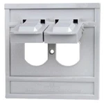 3-leviton Single Gang Duplex Horizontal Com Gd Weatherproof Outdoor Outlet Cover. Fixed Price $33.89.