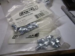 Dynaflo 1/4"- 65 Steel Yellow Zinc Drive Grease Fitting With Ball Check Qty 10. Fixed Price $12.00.