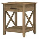 Bush Home Key West Nightstand With Drawer In Reclaimed Pine 20d X 20w 24h. Fixed Price $208.59.