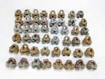 Lot Of 258 Crosby 3/8" Wire Rope Clips G-450 Red U-bolt. Fixed Price $750.00.