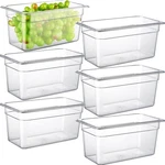 Curta 6 Pack Nsf Food Pans, 1/3 Size Inch Deep, Commercial Polycarbonate Pl.... Fixed Price $97.33.