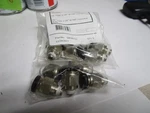 3/8" Tube X 1/8" M 26.5mmh Npt Nickel Plated Brass Dynaflo Ptc Connector Qty 10. Fixed Price $25.00.