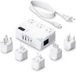 250w Conversion Plug, International Travel Converter With 2 Usb And Usb-c P.... Fixed Price $41.91.