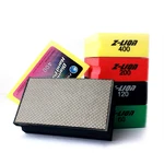 Z-lion Electroplated Diamond Hand Polishing Pads Foam Back For Granite Marble. Fixed Price $70.21.