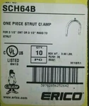 Erico Caddy, Sch64b One Piece Strut Clamp. Box Of 10. Fast Shipping!!!. Fixed Price $15.89.