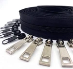 Zipper Roll By Yard #5 Bulk 10 Yards Nylon With 10pcs Sliver Black. Fixed Price $14.43.