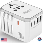 Ceptics 6 In 1 Universal Travel Adapter With Pd 70w Usb-c And 2x Usb-a Us. Fixed Price $71.31.