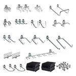 Triton Products 76901 26 Pc. Steel Pegboard Hook & Bin Assortment For 1/8 In.. Fixed Price $25.69.