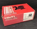 Hilti Toggler Bolt 1/4" W/screws 5520580 Lot Of 50. Fixed Price $49.99.