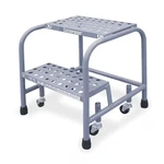 Cotterman 1002n1818a6e10b3c1p1 20 In H Steel Rolling Step, 2 Steps, 450 Lb Load. Fixed Price $245.99.