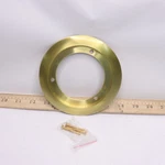 Lew Round Brass Tile/carpet Flange 5-1/4" Scf-1. Fixed Price $45.51.