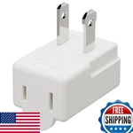 Plugrand Polarized 2-prong L Type Adapter Vertical Right Angled Down Angle Ac. Fixed Price $11.44.