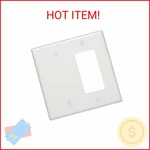 Leviton 2-gang 1-blank 1-decora/gfci Combination, Midway Size, Thermoset, 80608-. Fixed Price $9.99.