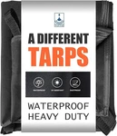 Yufyig 20 Mil Black Waterproof Tarp 5 7ft (2 Pack) Heavy Duty Canvas Cover For O. Fixed Price $66.25.