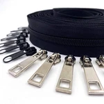Zipper Roll By Yard #5 Bulk 10 Yards Nylon With 10pcs Sliver Sliders A.... Fixed Price $18.42.