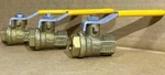New Lot Of 3 Rub 1/4" Ball Valve Brass 600cwp Pn40 Dn8. Fixed Price $28.00.