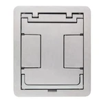 Wiremold Fpbtcal Floorport Flanged Blank Top Floor Box Cover, Brushed Aluminum. Fixed Price $143.60.