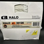 Halo 6 In. Satin Nickel Recessed Ceiling Light Open Splay Trim Ring 301sn. Fixed Price $13.99.