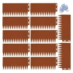 Corten Steel Lanscape Edging 20" L* 12" H Metal Garden 12pcs Pre-ruste.... Fixed Price $76.81.
