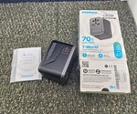Momax Ua8a Universal Travel Adapter 70w Gan, 3 Usb-c Pd & 2 Usb-a Qc. Fixed Price $49.71.
