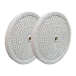 Purui 2pc 6 Inch Polishing Buffing Wheels For 6" X 1/2" Ah Spiral Sewn. Fixed Price $18.99.